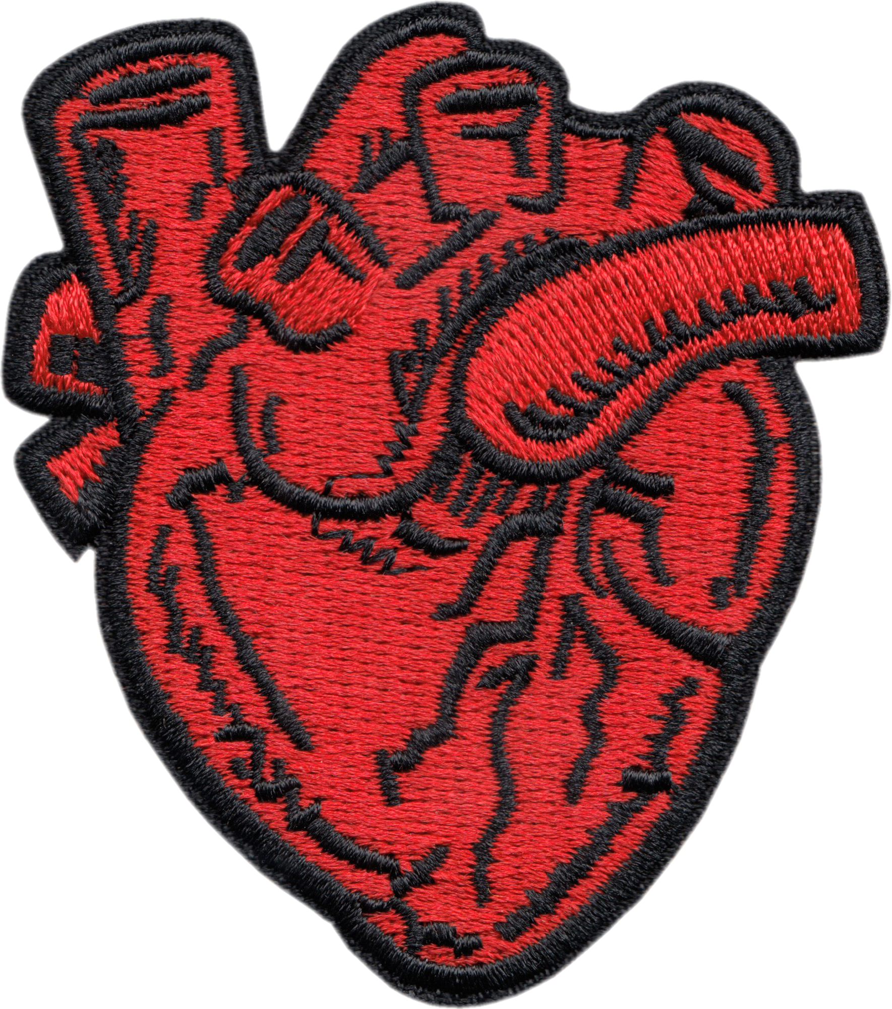 Red Anatomical Heart Patch – Empire Skates