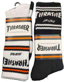  Thrasher x Santa Cruz Crew Socks