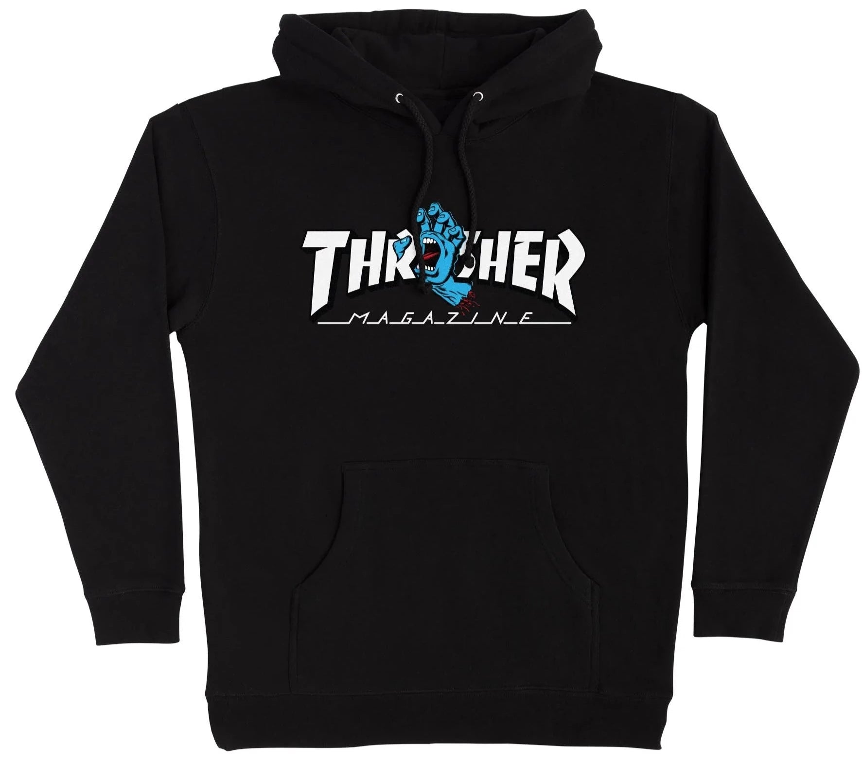 Thrasher x Santa Cruz Screaming Logo Hoodie – Empire Skates