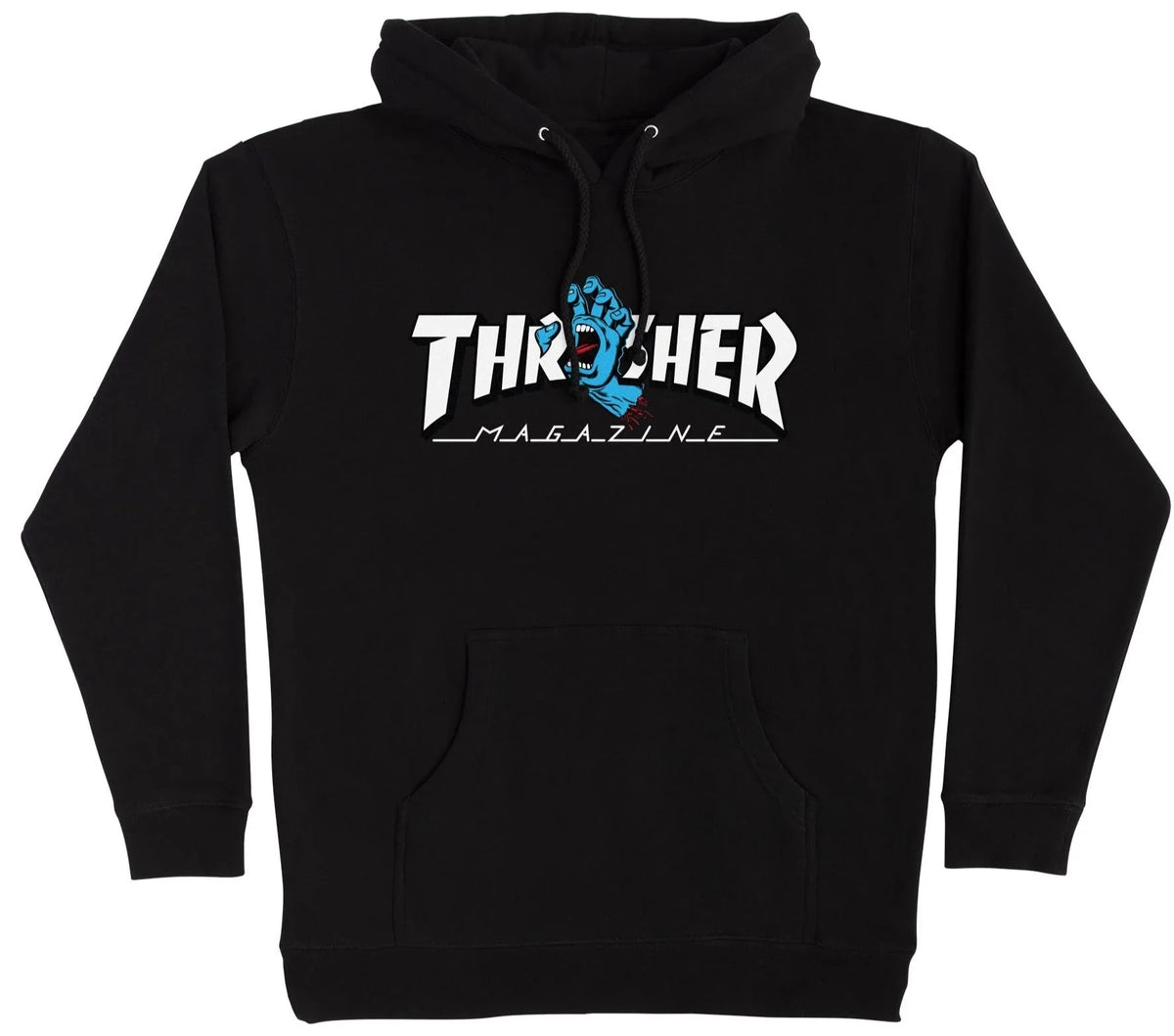 Thrasher x Santa Cruz Screaming Logo Hoodie – Empire Skates