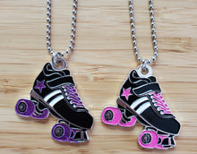  Derby Star Skate Necklaces (Pink or Purple Glitter)