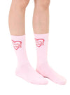Classic Crew Socks  - "Love Yourself" - Pink