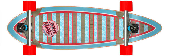 Santa Cruz Decoder Wave Pintail Cruiser Skateboard