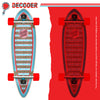 Santa Cruz Decoder Wave Pintail Cruiser Skateboard
