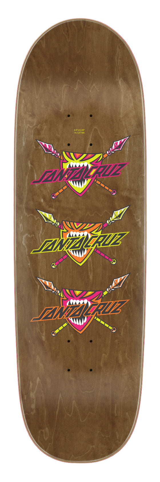 Santa Cruz Salba Firedance Pro Shaped Deck