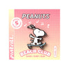 Snoopy Skateboard Beach Pin