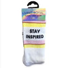 Classic Crew Socks  - "Love Yourself" - Pink