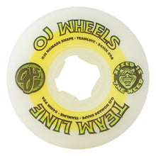  OJ Team Line Original White Yellow/Green Hardline Wheels 99a