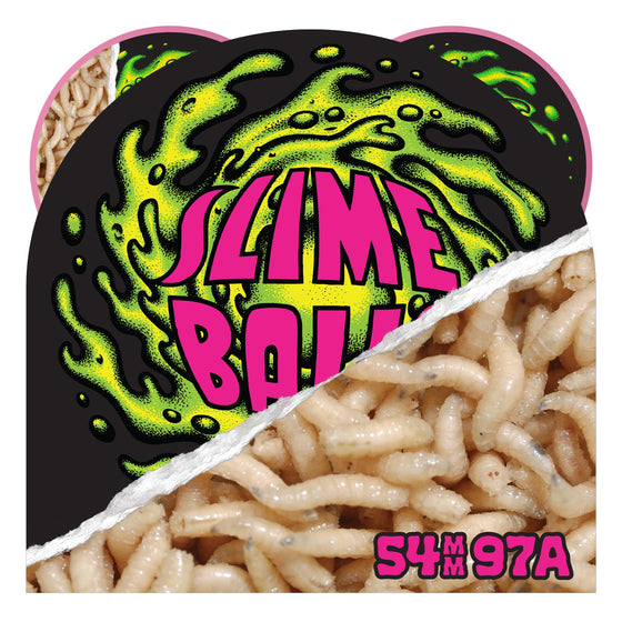 Slime Balls Tear Away Maggots Neon Pink Hardline Wheels 97a