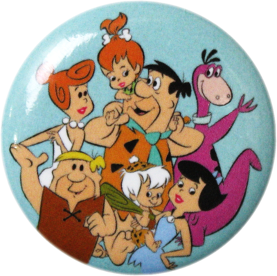 The Flintstones Button