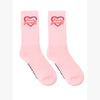 Classic Crew Socks  - "Love Yourself" - Pink