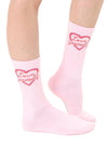 Classic Crew Socks  - "Love Yourself" - Pink