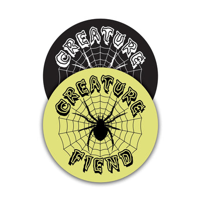 Creature Web Relic White Vinyl 5in Sticker