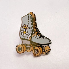 Wildflower + Co Roller Skate Pin