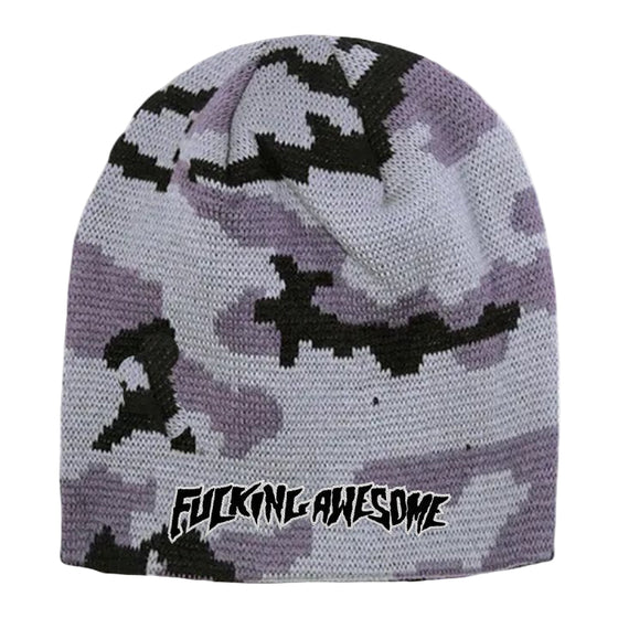 FA Embroidered Stamp Logo Skully Beanie