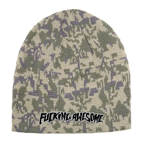 FA Embroidered Stamp Logo Skully Beanie