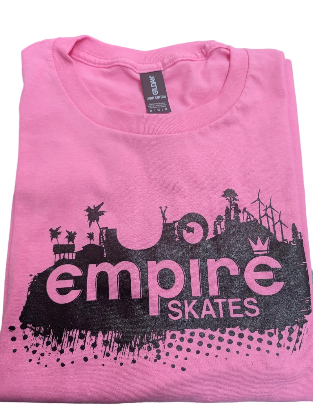 Empire T-shirt in dark pink