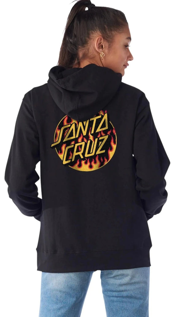 Thrasher x Santa Cruz Flame Dot Hoodie