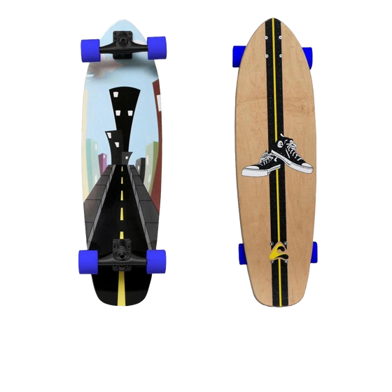 Abrazo Empire City Cruiser Skateboard Complete