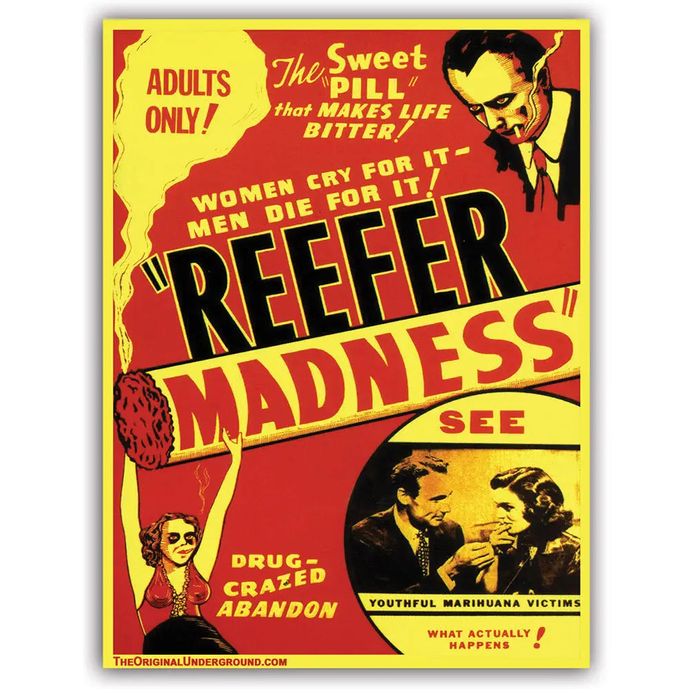 Reefer Madness Inspired Sticker – Empire Skates