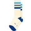 Alice Retro Gym Crew Socks Blue Stripes