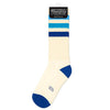 Alice Retro Gym Crew Socks Blue Stripes
