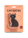 3D Packaged Crew Socks - Kitty Cat w/ Yarn Ball - Peach