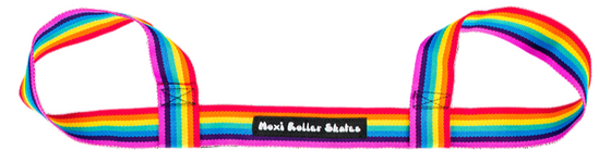 Moxi skate leash in rainbow