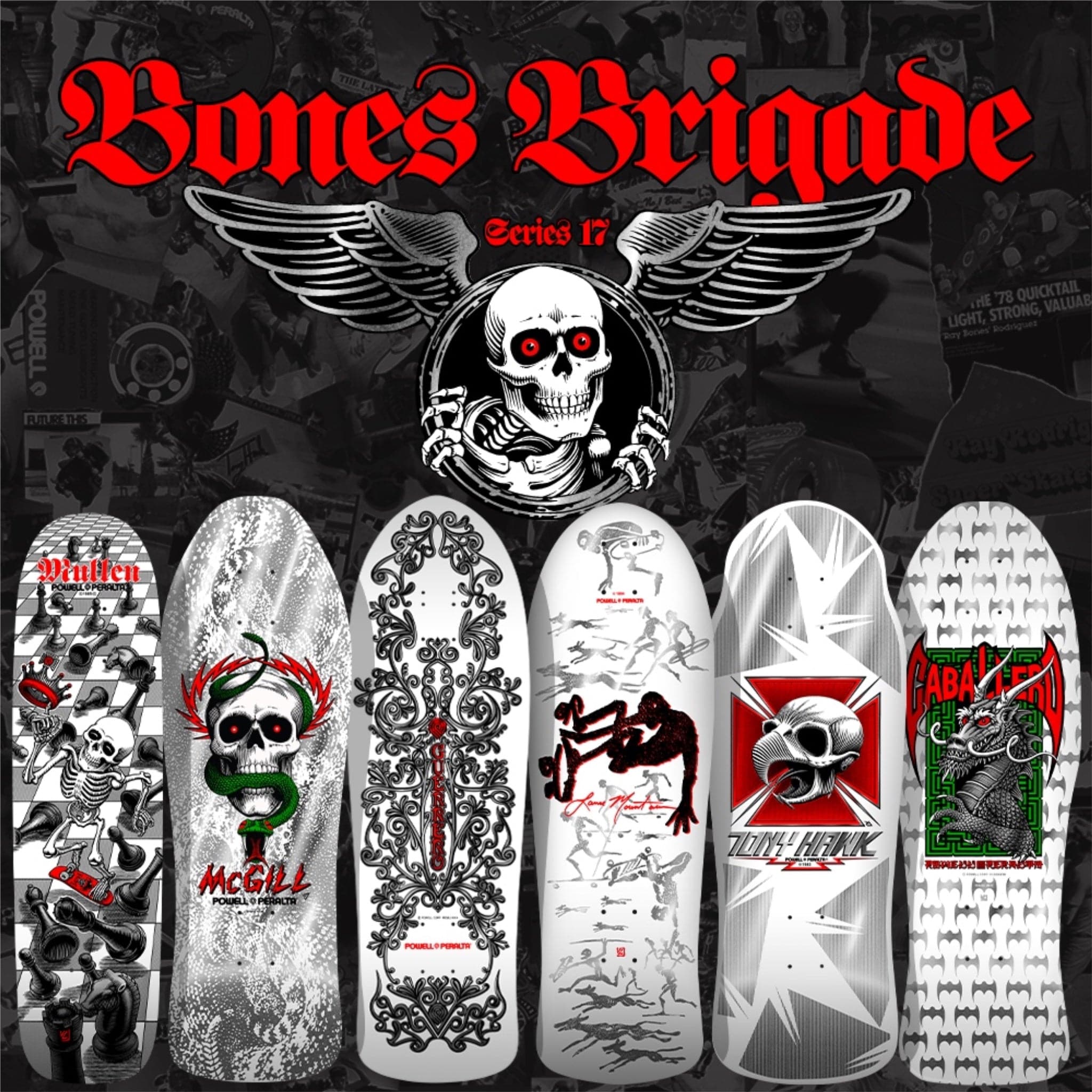 Bones Brigade Series 17 Skateboard Decks – Empire Skates