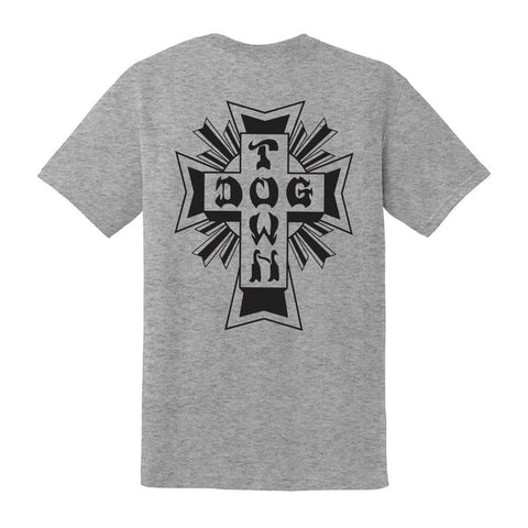 Dogtown Cross Logo T-Shirt - GREY -
