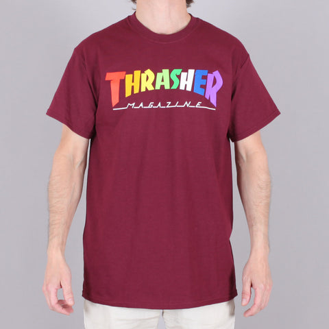 Thrasher T-Shirt - Rainbow Logo-