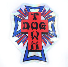  Dogtown Sticker - 80s Cross Logo Hologaphic -