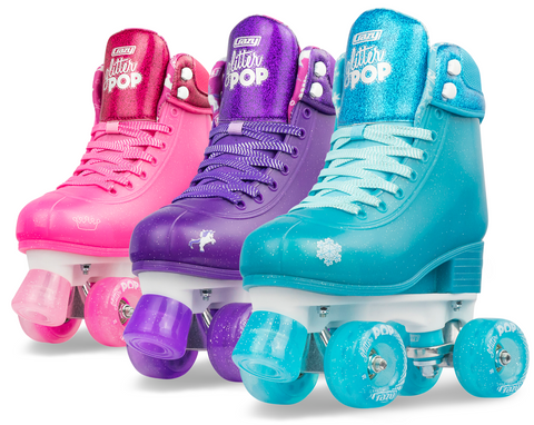 Crazy Glitter Pop Skates