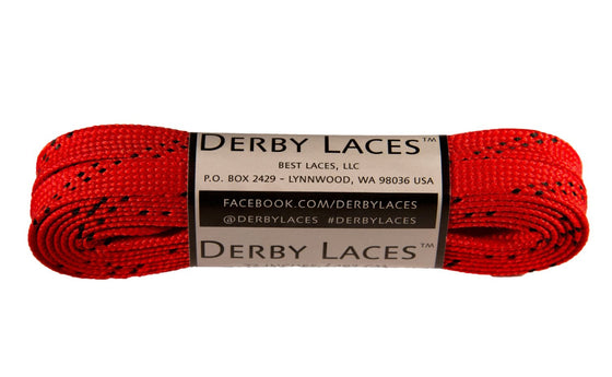 Derby Waxed Laces (Red)