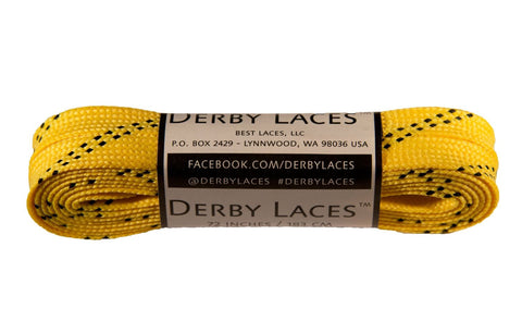 Derby Waxed Laces (Yellow)