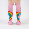 Sock It To Me Rainbow Mane Knee High Socks