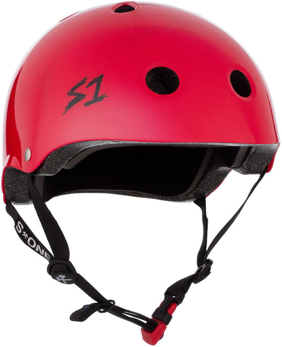 S1 Mini Lifer Helmet - Red Gloss -