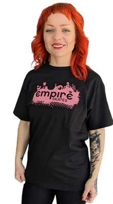  Empire Black or White T-shirts - Pink Logo -