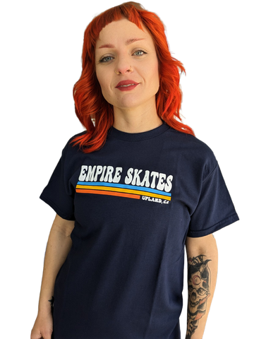 Empire T-shirts Retro Logo - Navy Blue -
