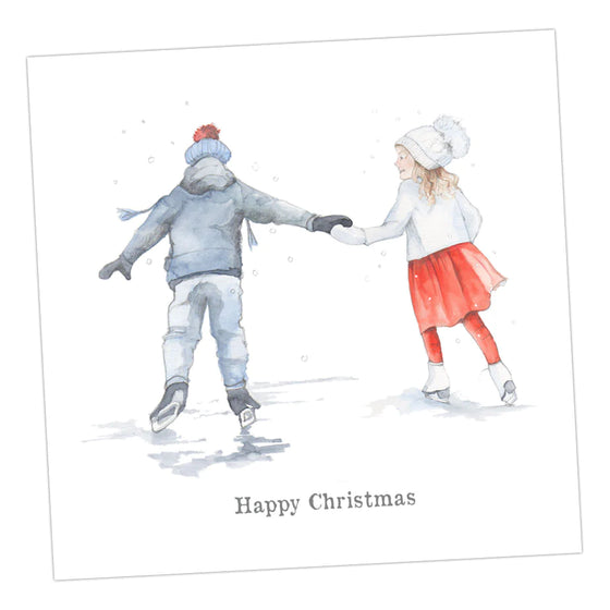 Crumble and Core Christmas Skater Card
