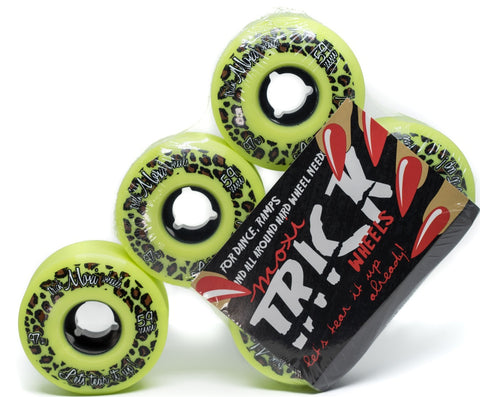 Moxi Trick Wheels (Lime 4 Pack)