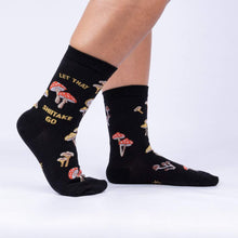  Sock It To Me Crew Socks - Let That Shittake Go