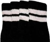  Skater Socks - Black and White -