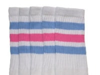  Skater Socks - Blue and Pink -