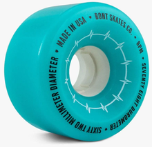  Bont BPM 78A Roller Skate Outdoor Wheels - Blue -