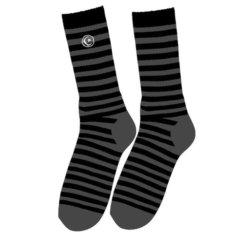 Foundation Socks - Grey Stripe