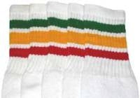 Skater Socks - Gold, Red, and Green -