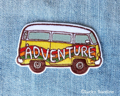 Lucky Sardine Hippie Van Patch