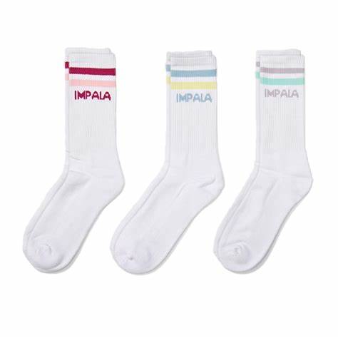 Impala Socks - Pastel Stripe -