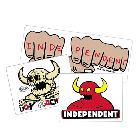 Independent Toy Logo Mash Sticker